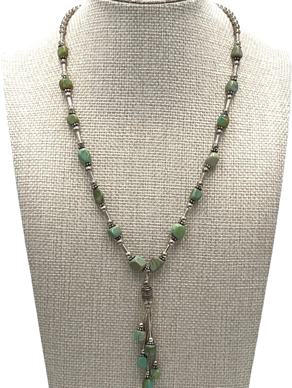 Carolyn Pollack 925 Turquoise Bead Southwestern Necklace